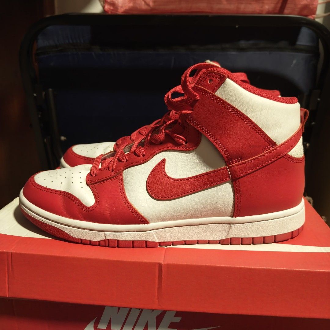 Red and white high tops store