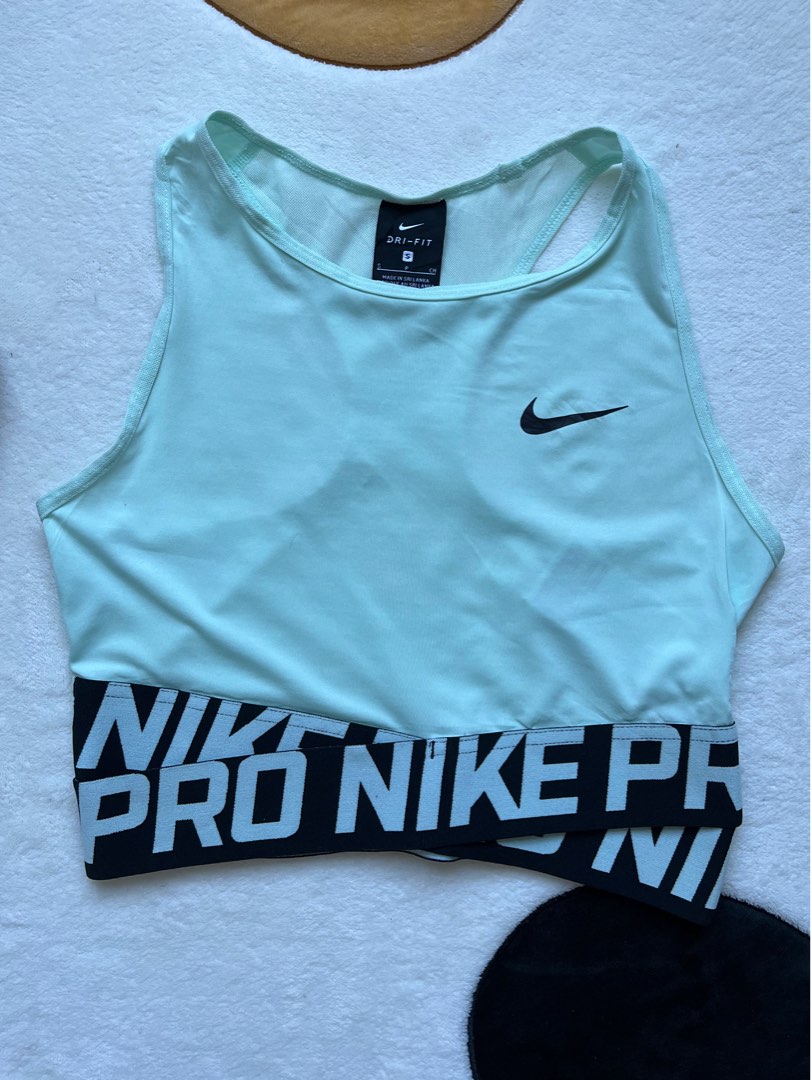 Nike Pro Crossover Crop Grey