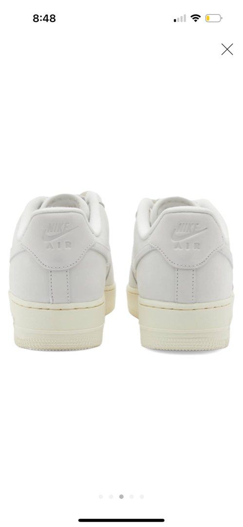NIKE W AIR FORCE 1 PRM in SUMMIT WHITE AND COCONUT MILK Women s