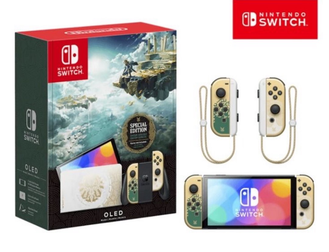 UNBOXING NINTENDO SWITCH OLED ZELDA visual data 7