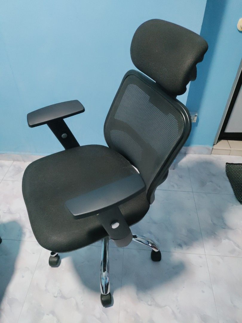 Office chair, lean back, gas pistol with handle, Furniture & Home