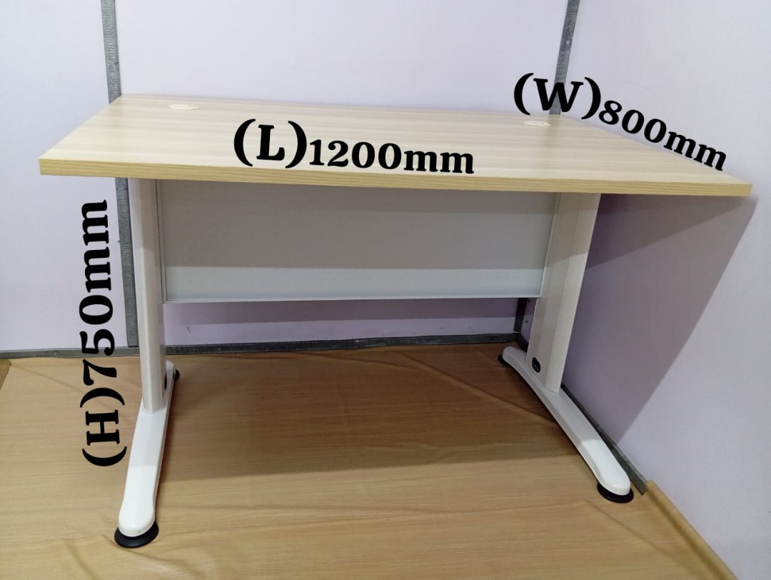 office table and office chair, Furniture & Home Living, Furniture