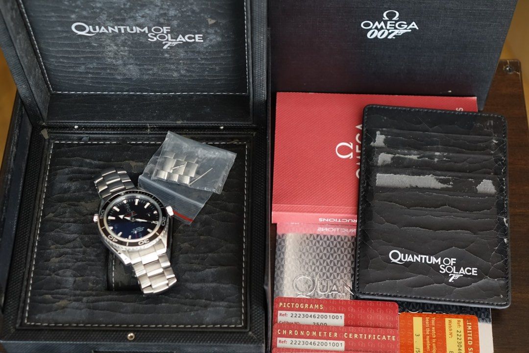 Omega Seamaster Planet Ocean 007 Quantum Of Solace 222.30.46.20
