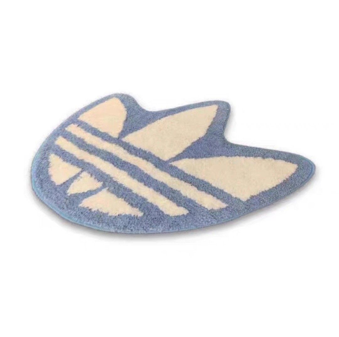 Original Adidas Trefoil Tiga Daun Soft Floor Carpet Rug Mat 65 x
