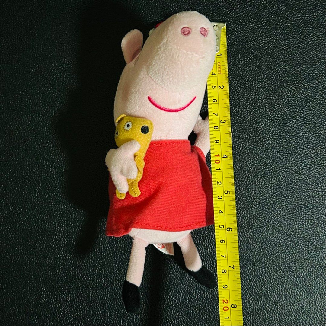 TY Peppa Pig Beanies 20th Anniversary Regular - Peluche Suave para Niños Juguetes para Bebés Teddy, Juguetes de peluche coleccionables