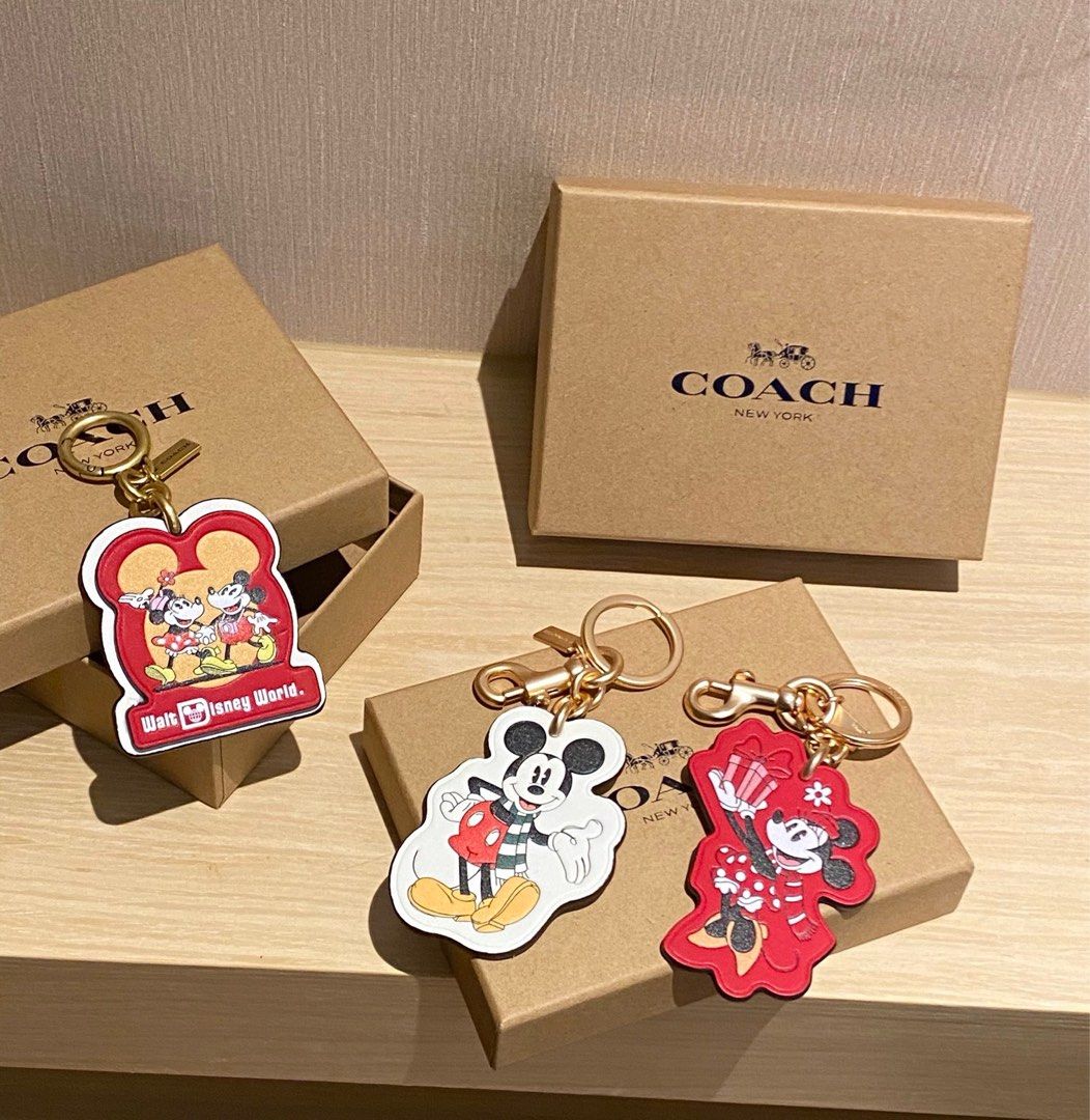 ORIGINAL COACH MICKEY KEYCHAIN CHARM ACCESSORIES Luxury