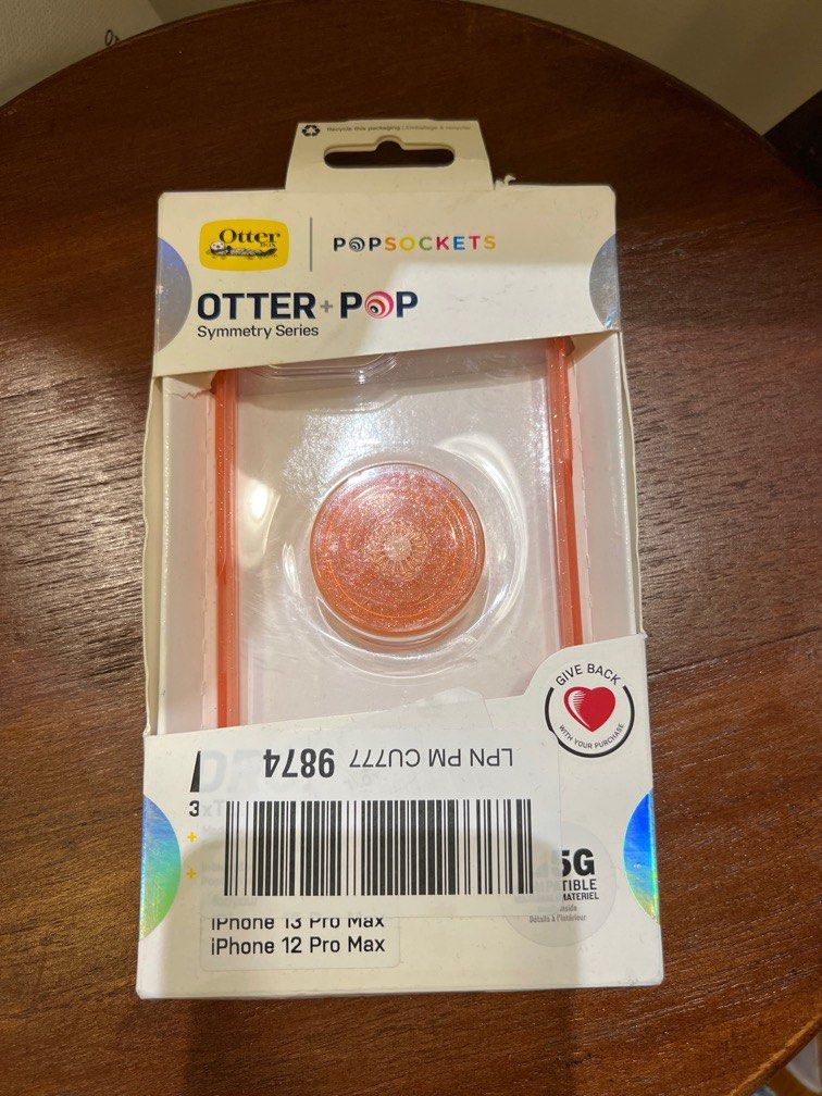 Otterbox Otter+Pop Symmetry Series (Category: Cases & Sleeves) located in Makati City. Submitted by gwumpygirl (Listing ID 1277791369, Image 1). Description: Brand New Original Sealed in box, never opened For iPhone 12 Pro Max or iPhone 13 Pro Max Color: Melondramatic.
