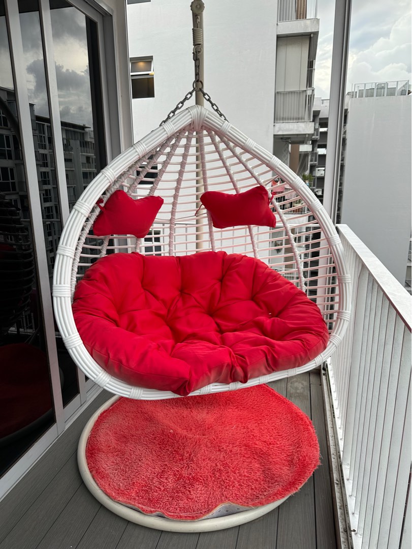 Outdoor swing chair, Furniture & Home Living, Outdoor Furniture on ...