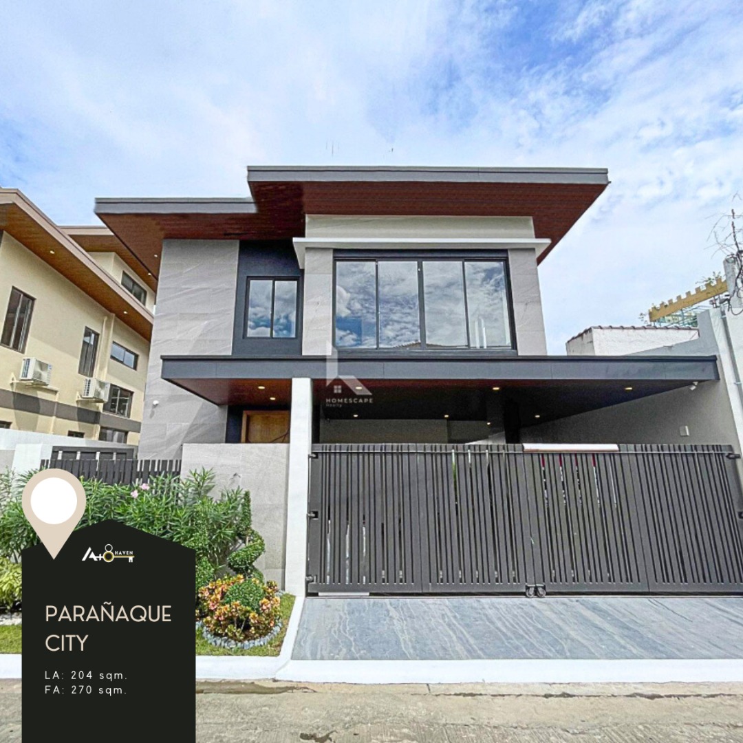 PA 5BR Tri-Level Modern House For Sale in BF Homes, Paranaque City