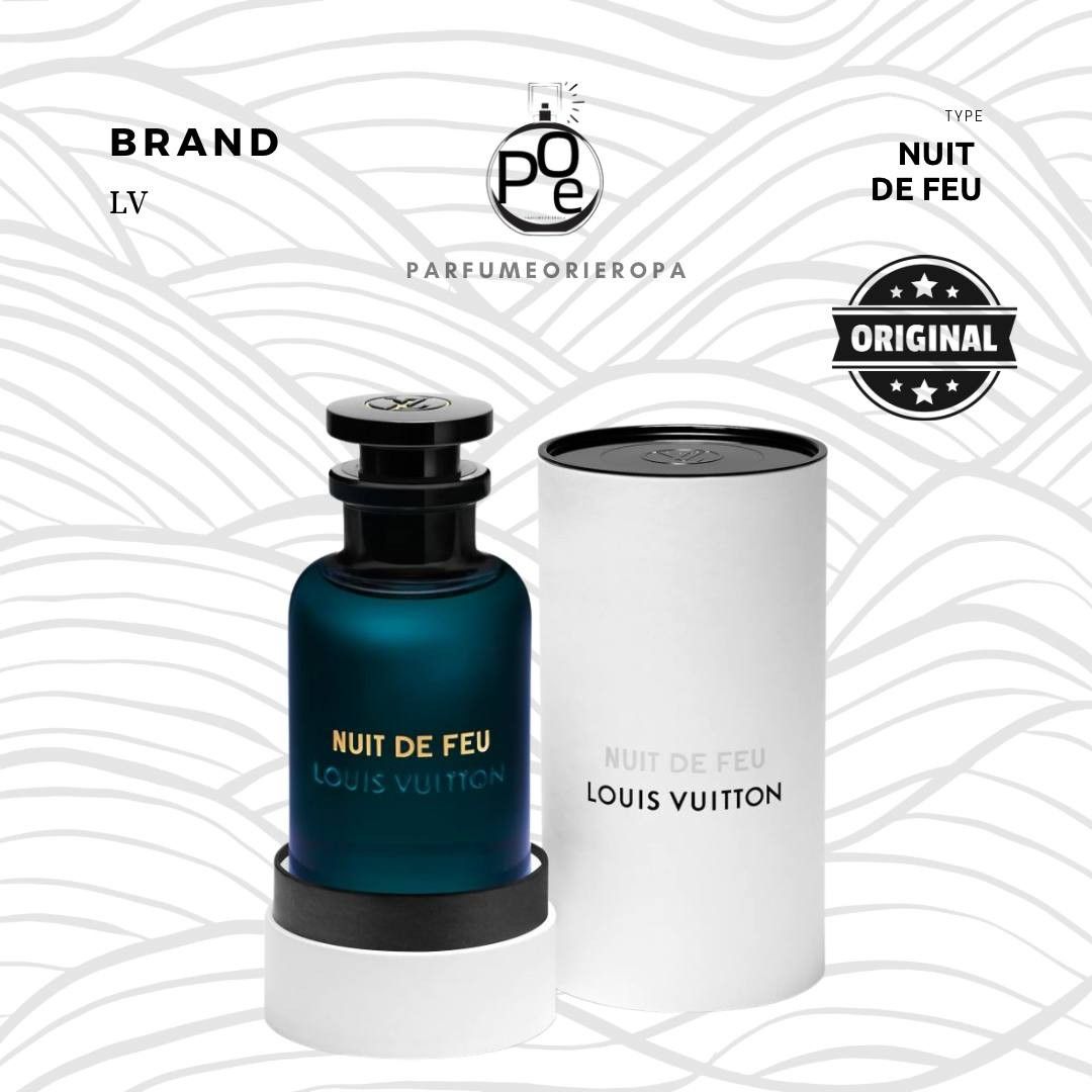 Parfum Unisex Pria Wanita L V nuit de feu EDP BOX SEAL 100ml full