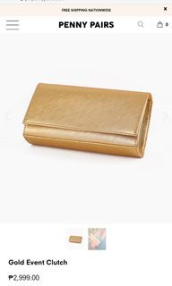 Penny Pairs Gold Event Clutch