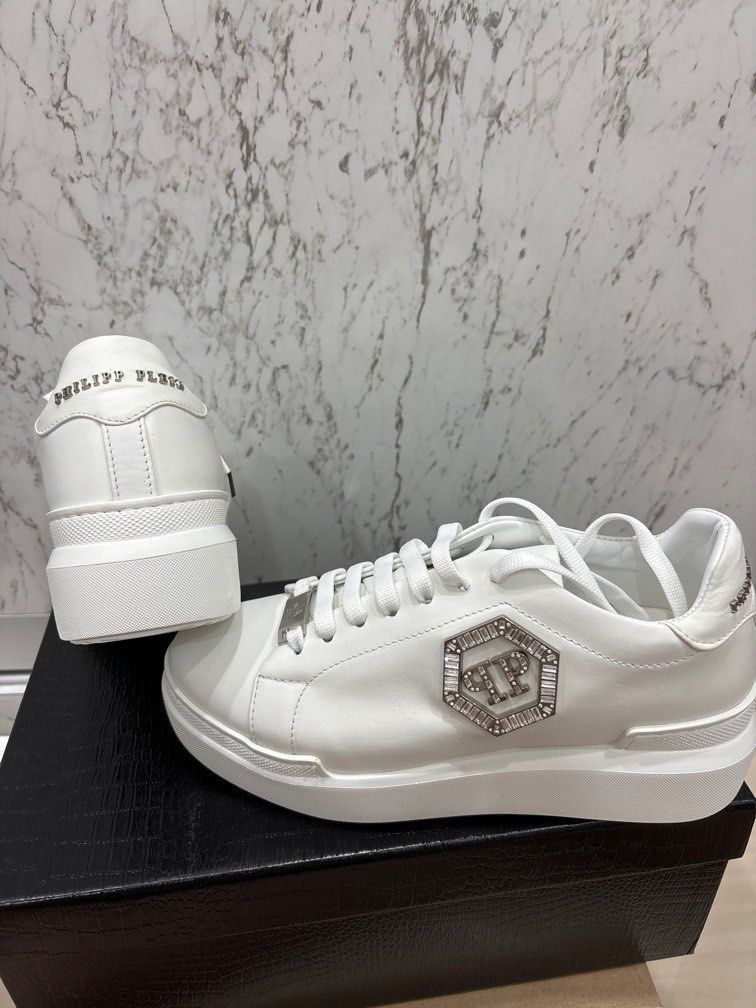 Philipp Plein Lo Top Sneakers Crystal Women s Fashion Footwear