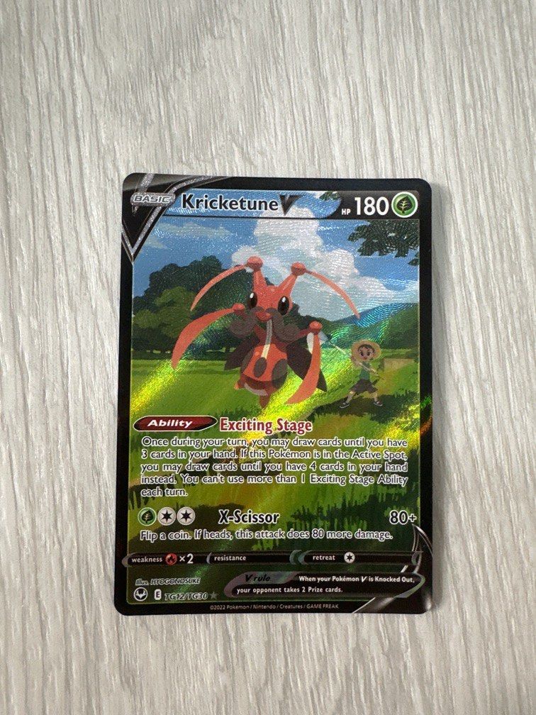 Pokemon cards Kricketune V, Hobbies & Toys, Memorabilia & Collectibles, Stamps & Prints on Carousell Pokemon cards Kricketune V, Hobbies & Toys, Memorabilia & Collectibles, Stamps & Prints on Carousell