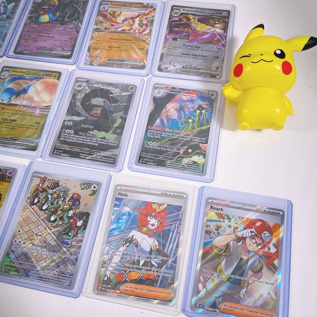 Pokémon cards - Paradox Rift Singles - Roark Trainer - Crustle