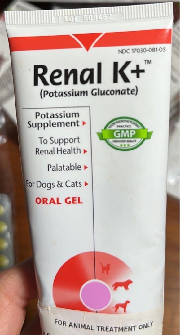 Renal k+ potassium gluconate for cats cheap
