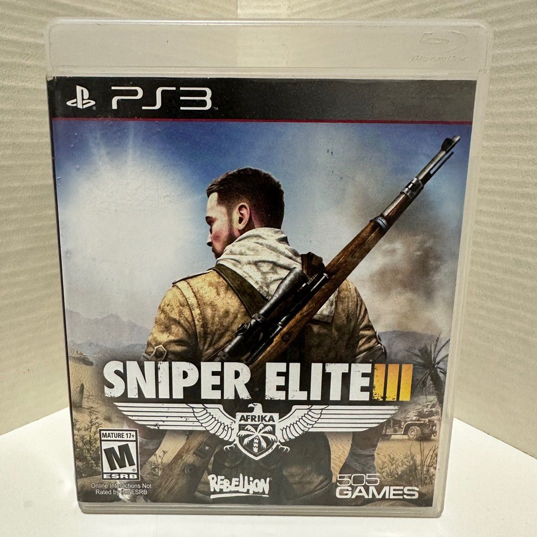 PS3 Games - Sniper Elite III - Sniper Elite 3 - R1 English - Sniper  Shooting RPG Action Mission Campaign War Game - Used, Video Gaming, Video  Games, PlayStation on Carousell