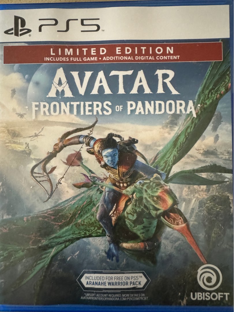 PS5 Avatar frontiers of pandora, Video Gaming, Video Games, PlayStation ...