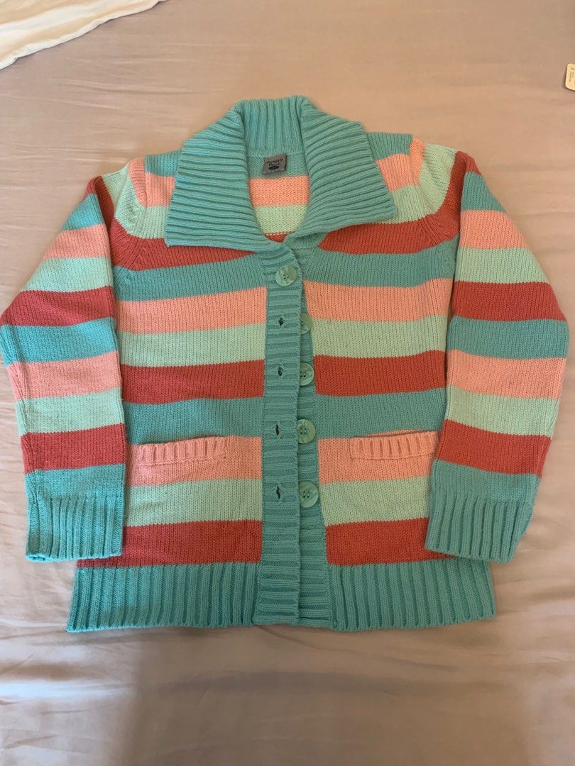 Pumpkin Patch Knitted Cardigan size 11 fit ht of 145cm for older