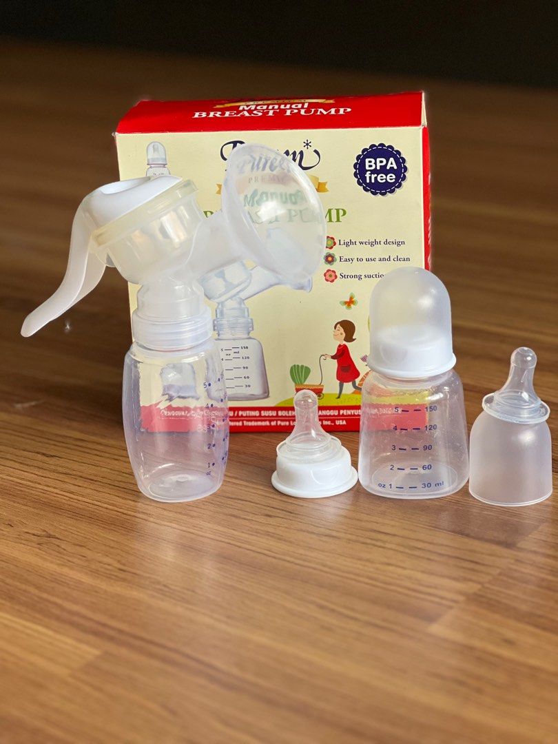 Pureen manual Breastpump, Babies & Kids, Nursing & Feeding
