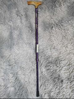 Purple Floral Adjustable walking stick