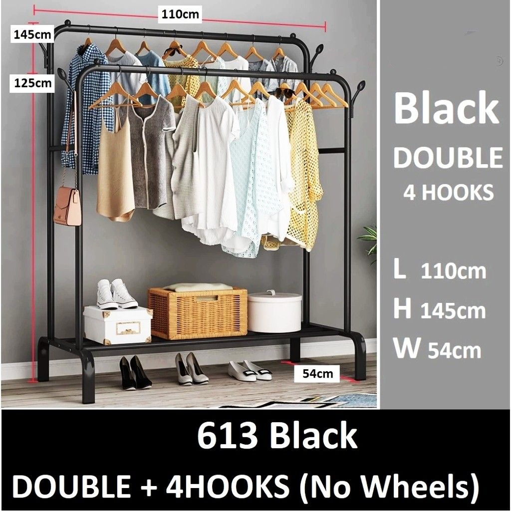 Rak sidai store baju ikea