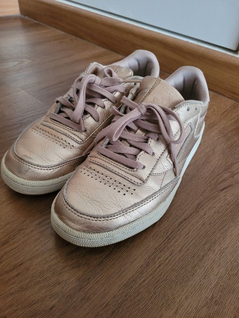 Reebok sneakers hotsell rose gold