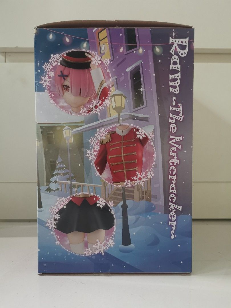 Re:Zero Ram "The Nutcracker" (Category: Toy Figures) located in Singapore. Submitted by midnightsky916 (Listing ID 1277751665, Image 4). Description: Only took it out to display. Selling due to space and not collecting figurines anymore. Item comes with original packaging with box all as initially bought..