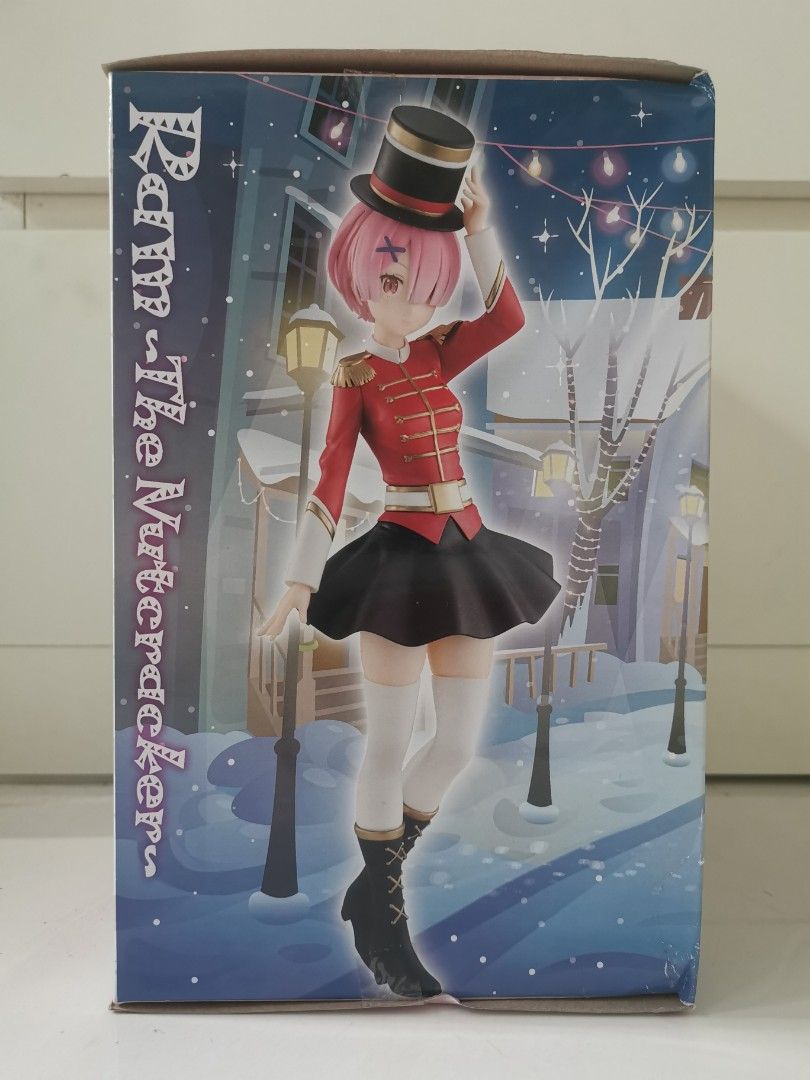 Re:Zero Ram "The Nutcracker" (Category: Toy Figures) located in Singapore. Submitted by midnightsky916 (Listing ID 1277751665, Image 6). Description: Only took it out to display. Selling due to space and not collecting figurines anymore. Item comes with original packaging with box all as initially bought..