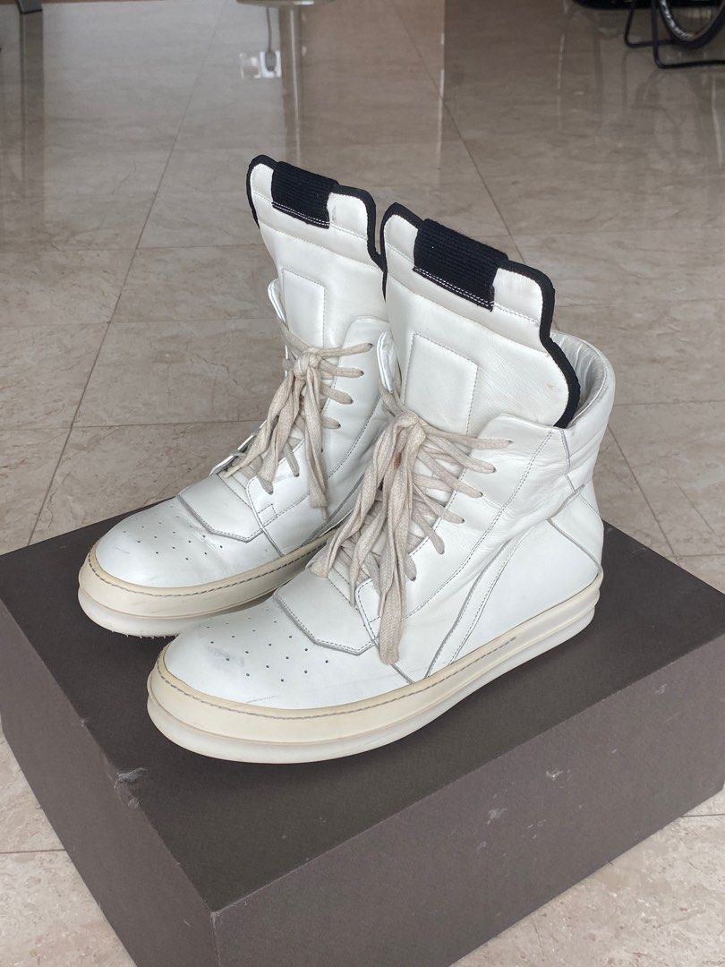 Rick owens geobasket hotsell milk