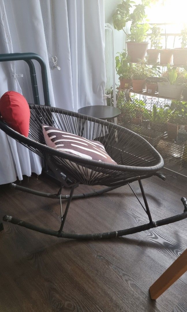 Rocking Chair Furniture Home Living Outdoor Furniture on Carousell