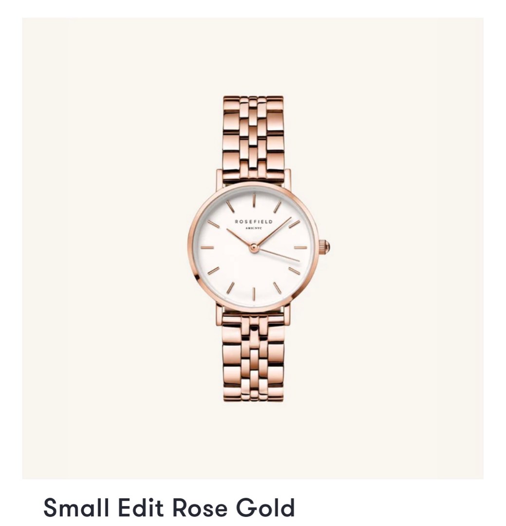 Rosefield rose clearance gold watch