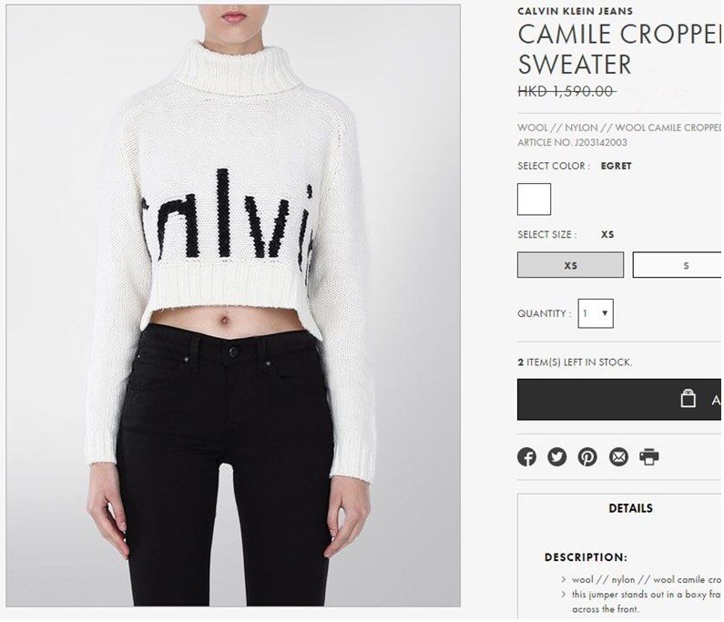RRP 270 Calvin Klein white sweater top long sleeves Women s