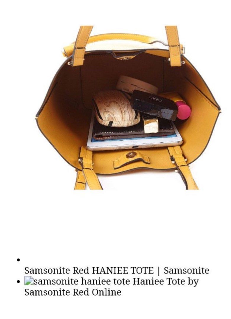 Samsonite red haniee 2025 tote
