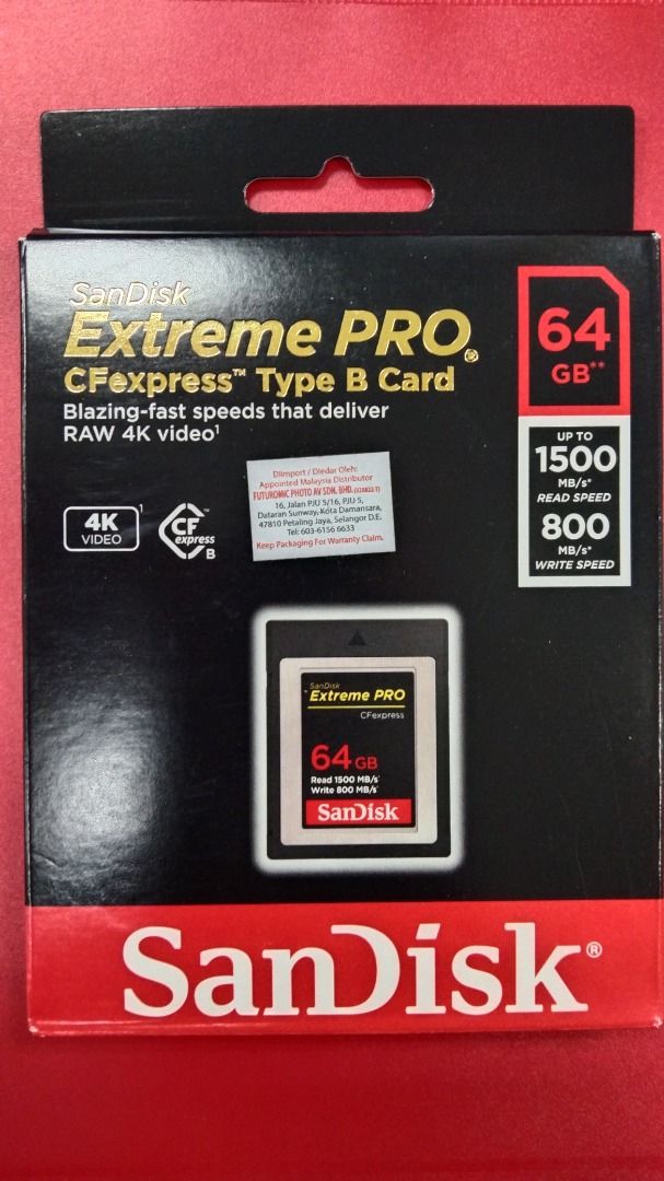 サンディスク SanDisk cfexpress TYPE B 64G 新品 - その他