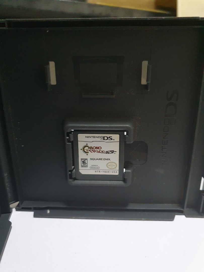 Selling Chrono Trigger Nintendo DS (Category: Nintendo) located in Quezon City. Submitted by itemsforadoption (Listing ID 1277745655, Image 1). Description: Rfs: Its 2023! Happy New Year! Hoping you have a good year ahead of you! If you have questions feel free to send a message. Though I'll most likely be able to reply from 10am to 8pm. Please be patient and understanding. Decluttering games and items that I've picked up or for friends and famil