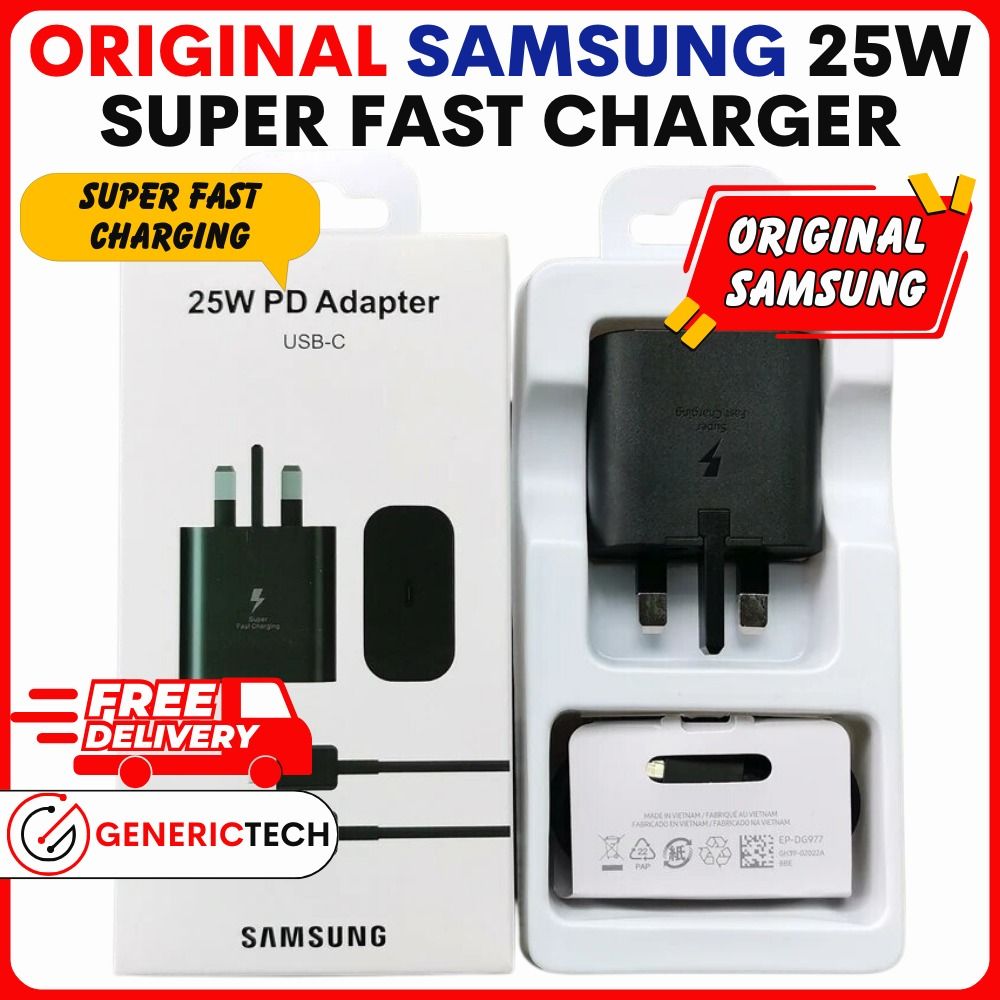 Chargeur Samsung A14 Original Rapide 25W USB-C