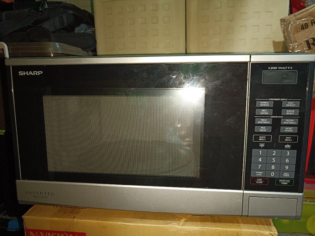 Sharp R380F 33L Microwave Oven Inverter, TV & Home Appliances, Kitchen