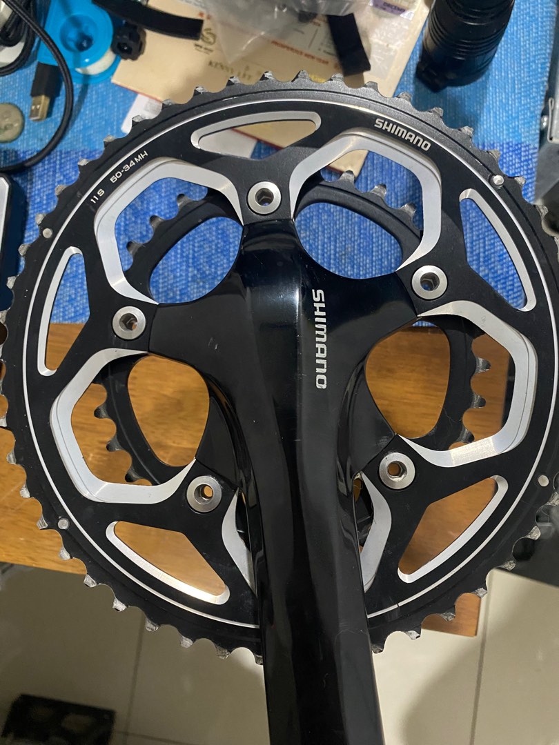 Shimano FC RS500 crankset Sports Equipment Bicycles Parts Bicycles on Carousell