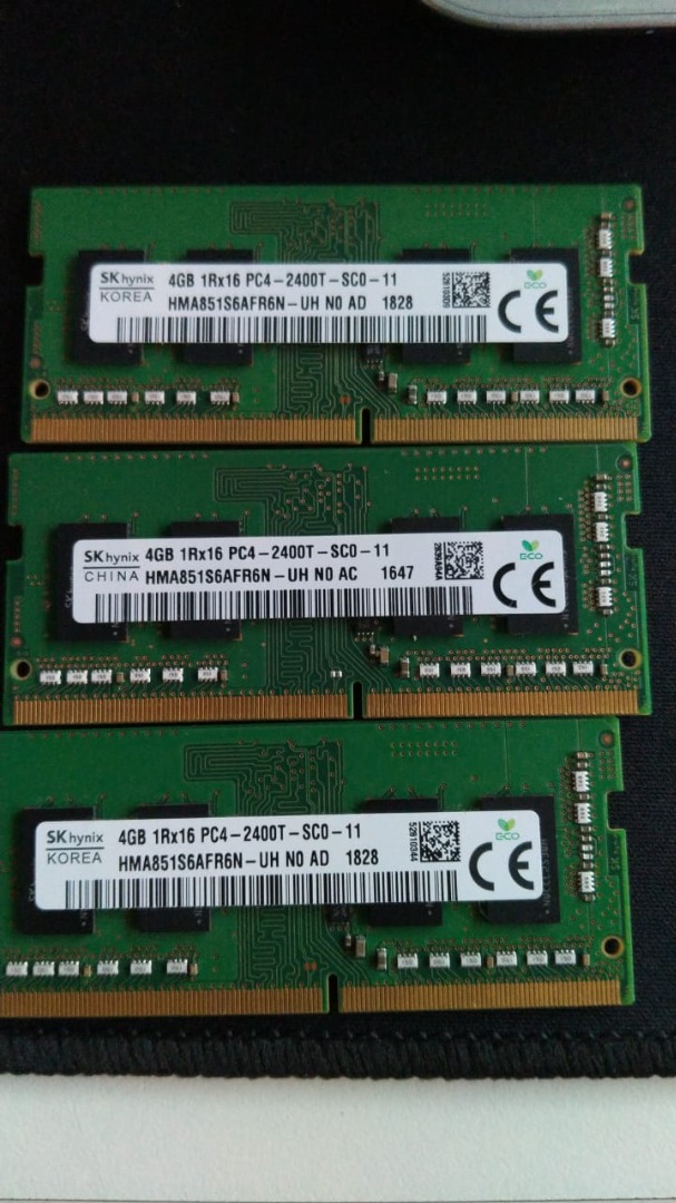 Samsung 4GB 1Rx16 PC4-2400T DDR4-2400Mhz 260Pin 1.2V SODIMM Laptop