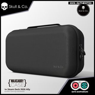 Skull & Co. MaxCarry Carrying Case for Steam Deck , ROG Ally & other Gaming Handheld