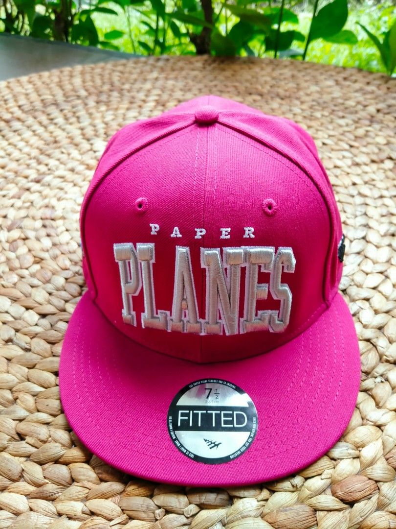Pink paper plane hat discount