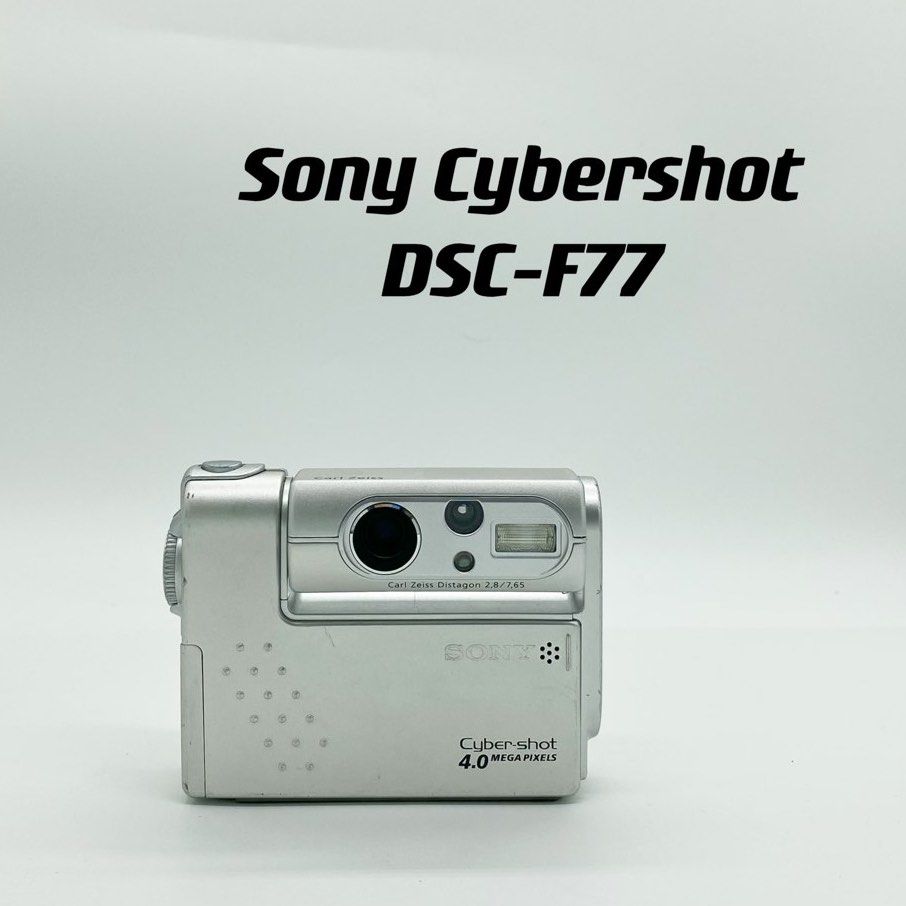 高額売筋】 希少名機 DSC-F77 Cyber−Shot SONY CCD 自撮り レトロ デジタルカメラ - powertee.com