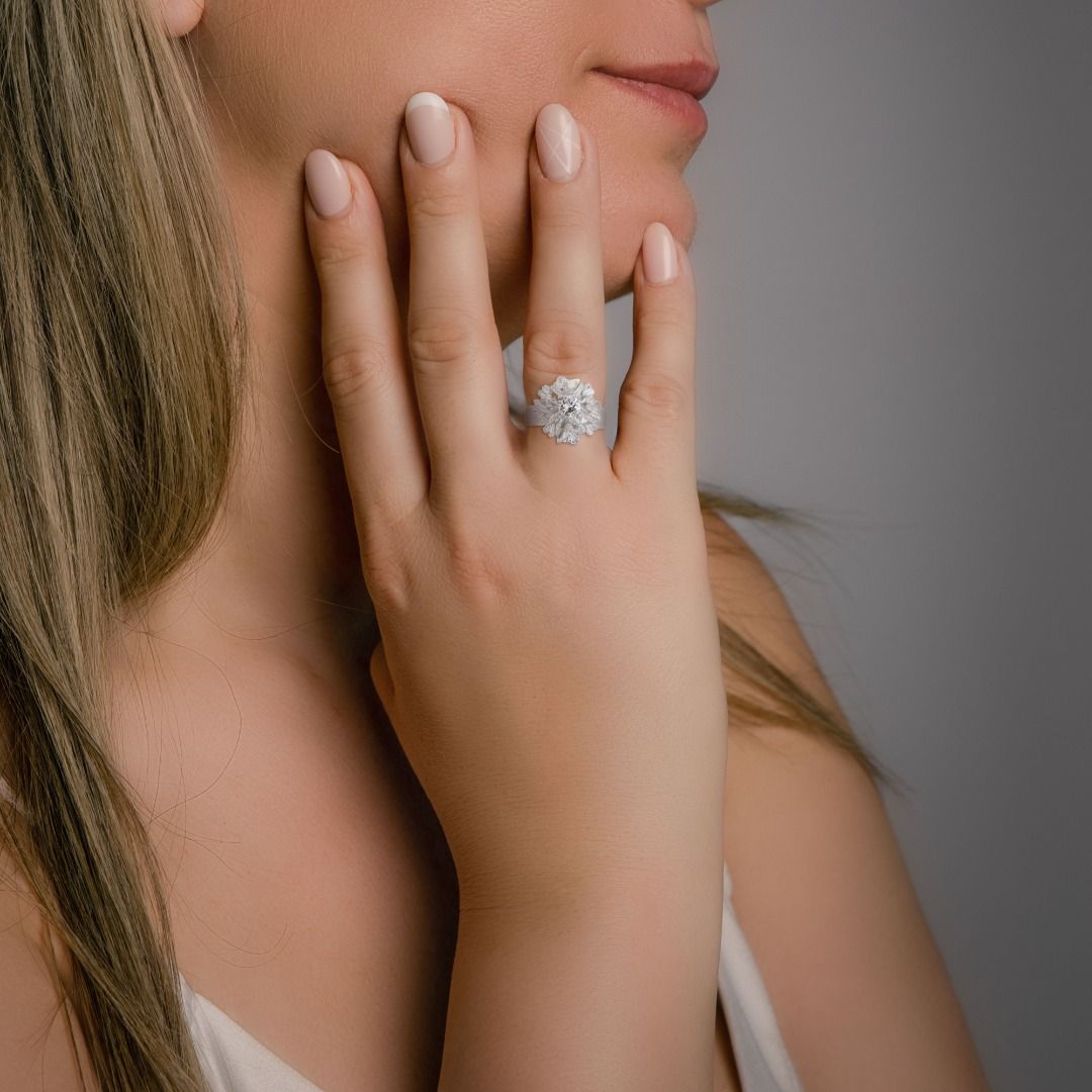 White gold rings womens sale