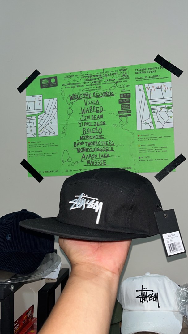 Stussy basic stock camp cap store