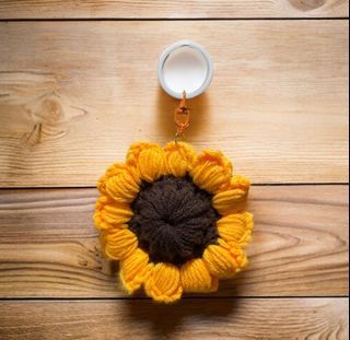 Sunflower Keychain Crochet
