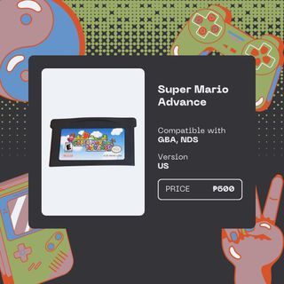 Super Mario Advance Game Boy Advance Cartridge