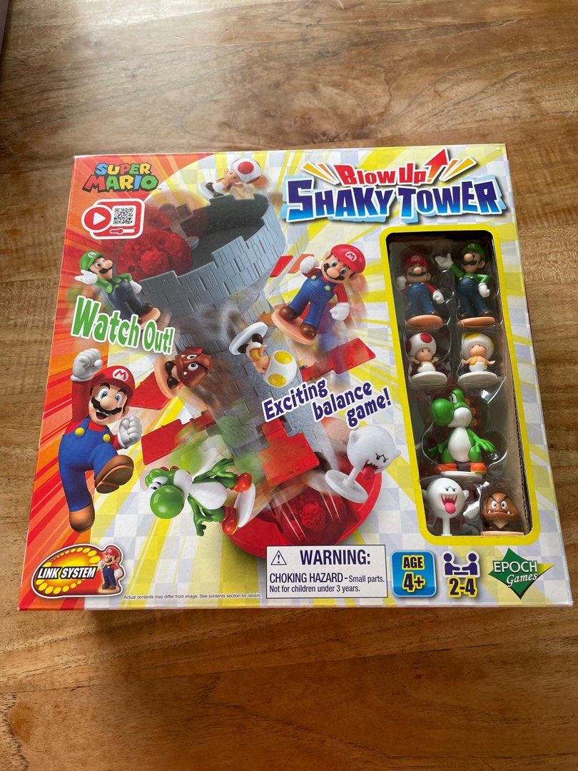Super Mario Blow Up Shaky Tower, Hobbies & Toys, Toys & Games on Carousell