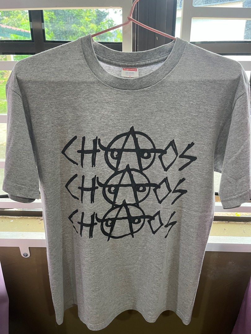 Supreme Chaos Tee Men s Fashion Tops Sets Tshirts Polo