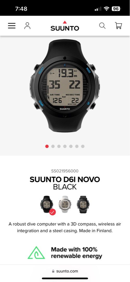 Suunto d6i price discount