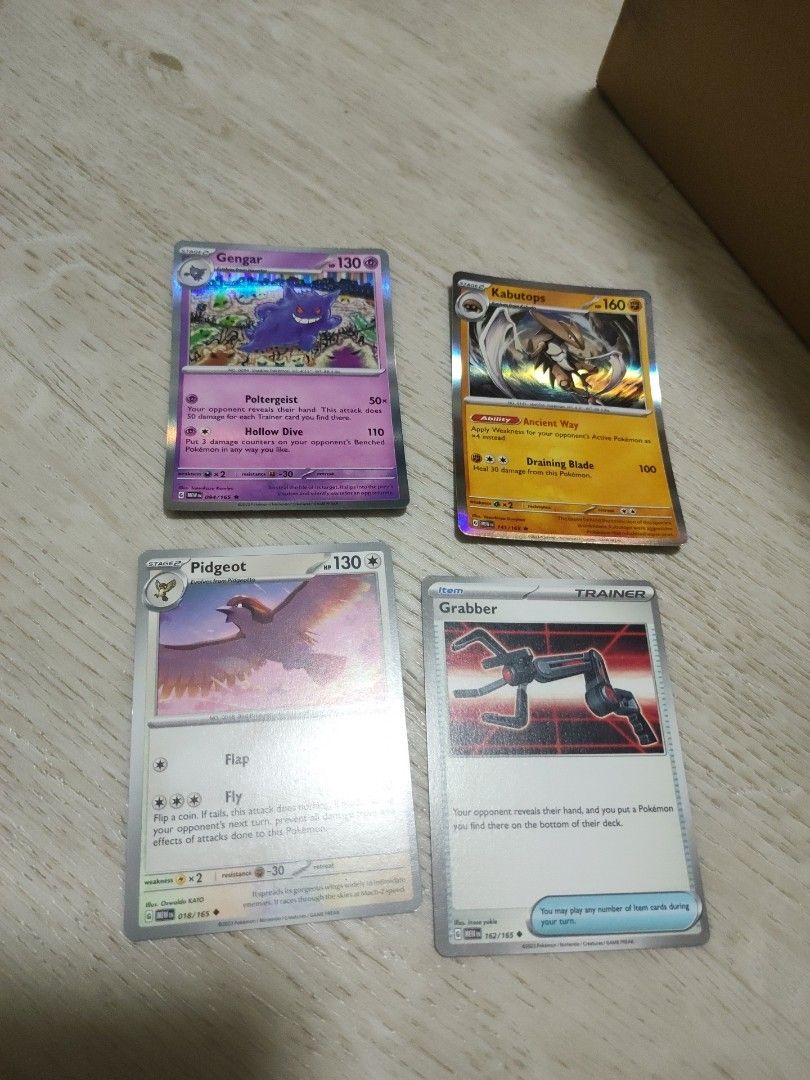 S.V 3.5 151 English common uncommon rare pokemon cards, Hobbies & Toys,  Toys & Games on Carousell